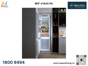 Tủ lạnh âm tủ Malloca 54 cm 236L - MF246EBI